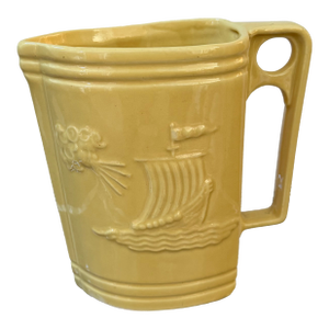 Vintage Art Deco Robinson Ransbottom (Rrp Co) "Zephyrus" Viking Ship Pitcher, No. 300