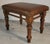 19Thc Hand carved foot stool with newly upholstered leather top.This beauty is in amazing condition and sturdy too.The...