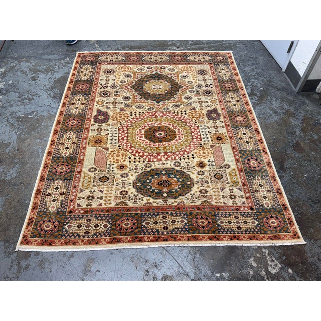 5ft 10in × 7ft 6in Gallery Ephesus Mamluk Area Rug For Sale - Image 11 of 12
