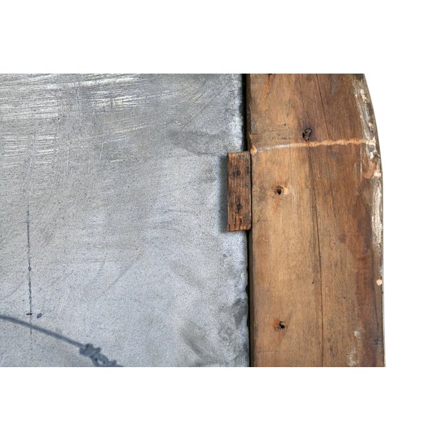 Monumental Antique French Over Mantle Mirror For Sale - Image 11 of 12