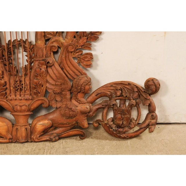 Early 19th Century Italian Sphinx Carved Plaque For Sale - Image 4 of 10