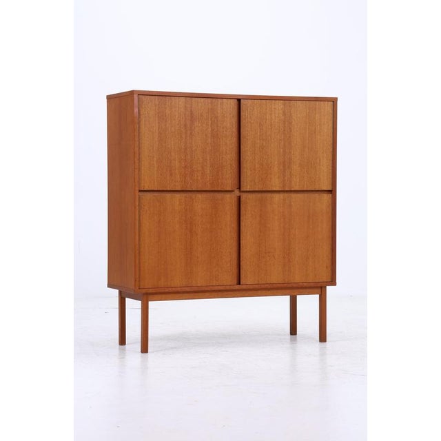 Mid-Century Wooden Highboard, 1960s For Sale - Image 4 of 15