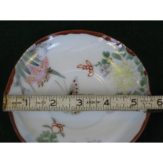 Late 19th Century Teacup Kyoto, Satsuma, Kutani Antique Hand Painted Japanese For Sale - Image 13 of 18