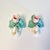 1970s Vintage Fitz & Floyd Coastal Americana Duck & Tulip Candleholders - A Pair - Easter For Sale - Image 6 of 15