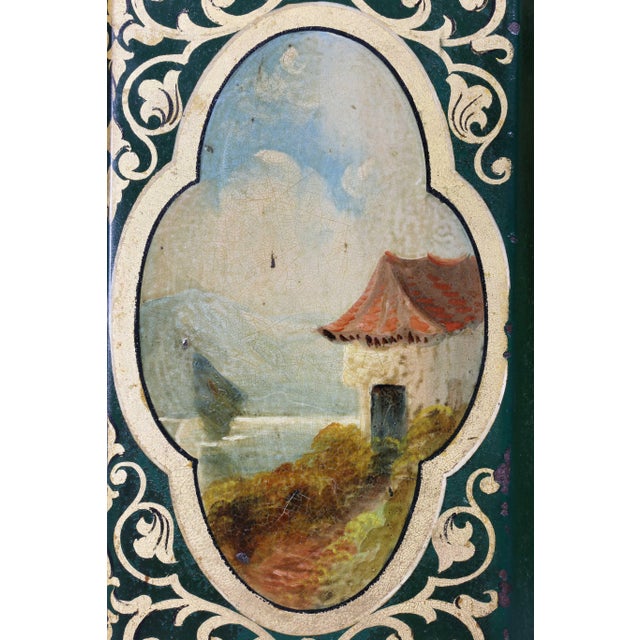Victorian Tole Teacannisters - a Pair For Sale - Image 10 of 13