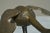 Metal Life-Size Sculptural Cranes in Patinated Brass, 1960s, Set of 2 For Sale - Image 7 of 18