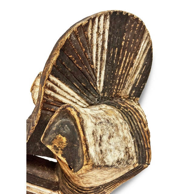 Black Vintage Mid 20th Century Songye Mask For Sale - Image 8 of 10