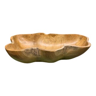 Medium Wooden Bowl For Sale