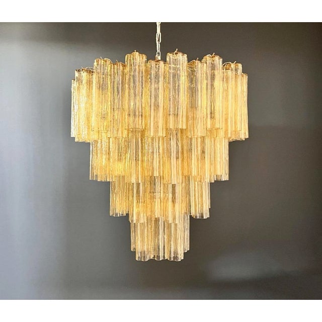 Vintage Murano Glass Tiered Chandelier, 1990s For Sale - Image 18 of 18