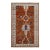 2010s Rug & Kilim’s Oushak Style Rug in Orange and White With Geometric Patterns For Sale