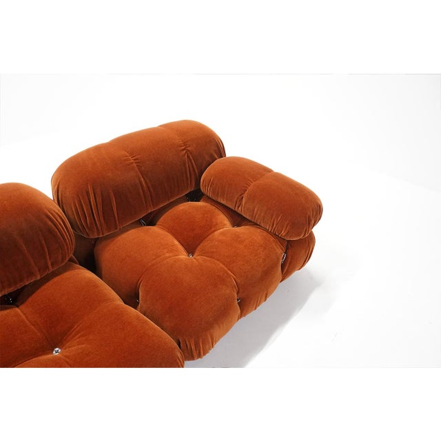 Camaleonda Sofa in Mohair Fabric by Mario Bellini for C&B Italia, 1970s, Set of 4 For Sale - Image 9 of 14