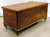Brown 19th Century Early American Style Cedar Constructed Trunk Blanket Chest Castors For Sale - Image 8 of 16