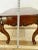 1950s Hekman Furniture Table Rectangle French Country Dark Walnut Finish For Sale - Image 9 of 10