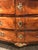 Brown French Louis XV Style Marquetry Bombe Commode with Marble Top, 1750s For Sale - Image 8 of 14