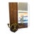 Wood Antique Dark Oak Gothic Revival Hall Mirror With Brass Hooks For Sale - Image 7 of 7