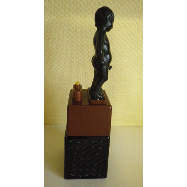 Vintage Garnier Liqueur Bottle from Enghien and Masterpiece Bottle from Manneken Pis, Set of 2 For Sale - Image 12 of 18