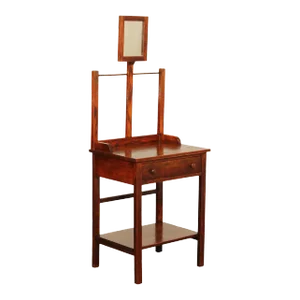 Antique Arts & Crafts Oak Shaving Stand
