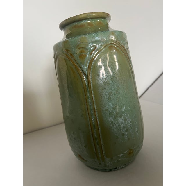 Arts & Crafts Mellow Green Vase Circa 1900 For Sale - Image 9 of 9