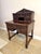 Antique Victorian Carved Oak Writing Desk, 1880s For Sale - Image 3 of 7