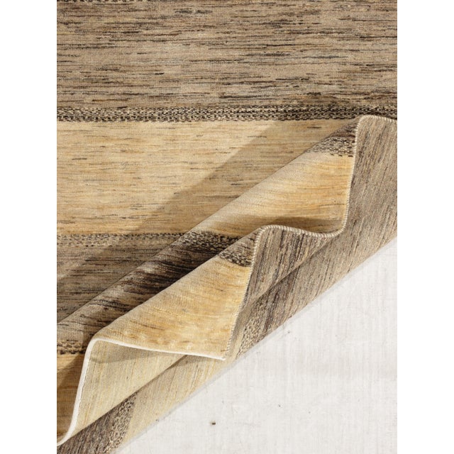 Persian Hand-Knotted Gabbeh Rug 4'11" X 7'8" For Sale In Washington DC - Image 6 of 6