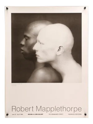 1980s Michael H. Lord Gallery Robert Mapplethorpe Poster