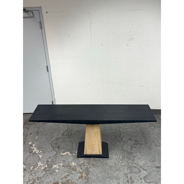 BOBO Bobo Intriguing Objects Natural Wood Console Table For Sale - Image 4 of 12