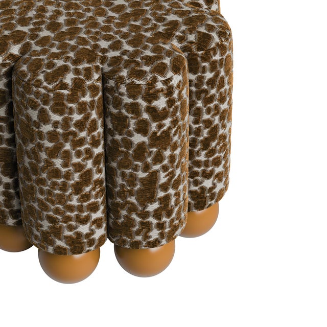 Cream Myrna Stool in Portugal by Ottiu For Sale - Image 8 of 14