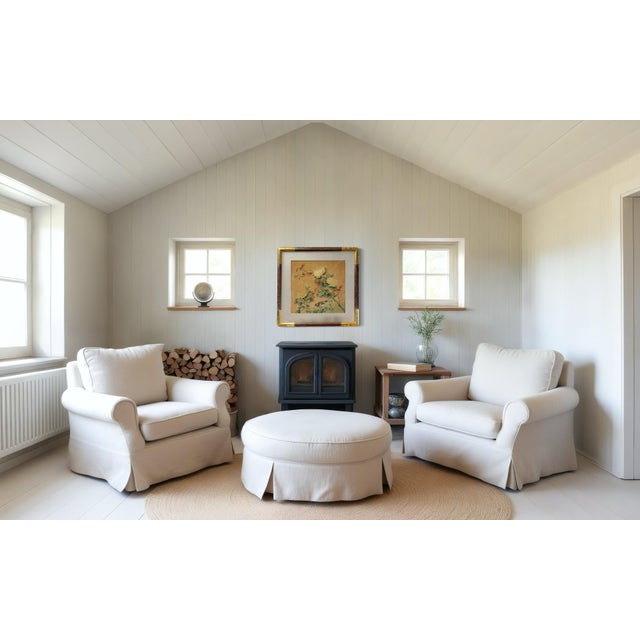 Vintage Chinese Tempera on Silk Painting – Swallow and Chrysanthemums – For Sale - Image 10 of 12