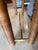 Coastal Cb2 "Edie" Natural Rattan and Brass Console Table by Mermelada Estudio For Sale - Image 3 of 7