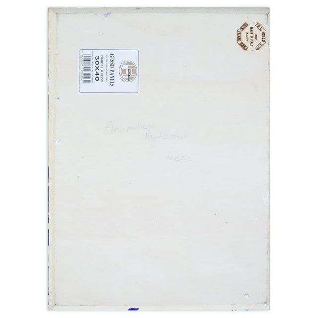 Neapolitan Archipelago is a wonderful mixed media (oil and chalk) painting on panel, realized by the Italian artist Marco...