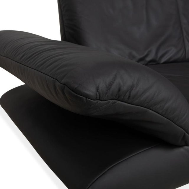 Rossini 2-Seater Sofa in Dark Grey Leather from Koinor For Sale - Image 6 of 15