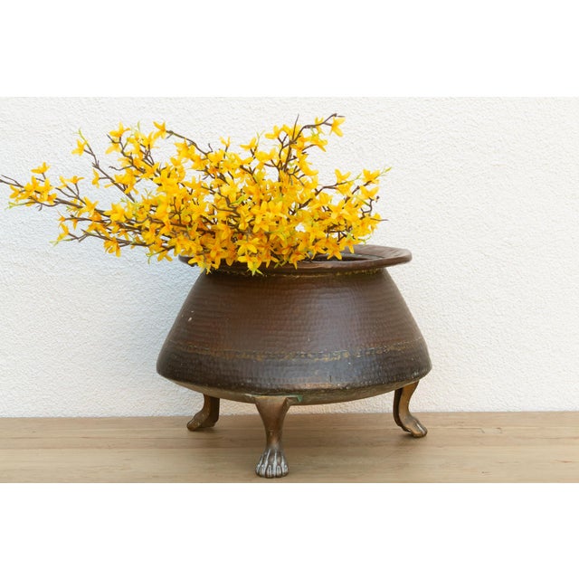 Large Antique English Copper Cauldron For Sale - Image 10 of 10