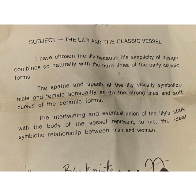 Late 19th Century Sculptural Ceramic Goblet by Marcy Berkowitz — Studio Art Pottery For Sale - Image 11 of 12