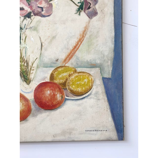 Figurative Early 20th Century French Still Life With Nude in Oil on Canvas For Sale - Image 3 of 8