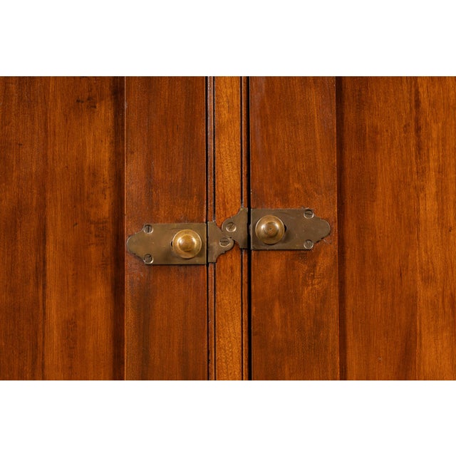 Antique Walnut Step-Back Cabinet For Sale - Image 13 of 13