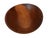 Modern Hand-Turned Cherry Wood Bowl Signed by O. Lufton For Sale In Chicago - Image 6 of 15