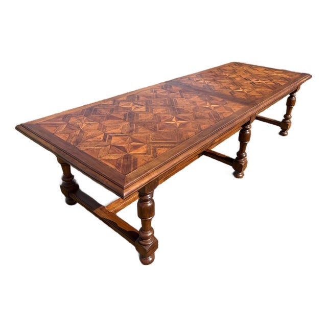 Long 18th Century French Walnut Farm Table or Monastery Dining Table For Sale