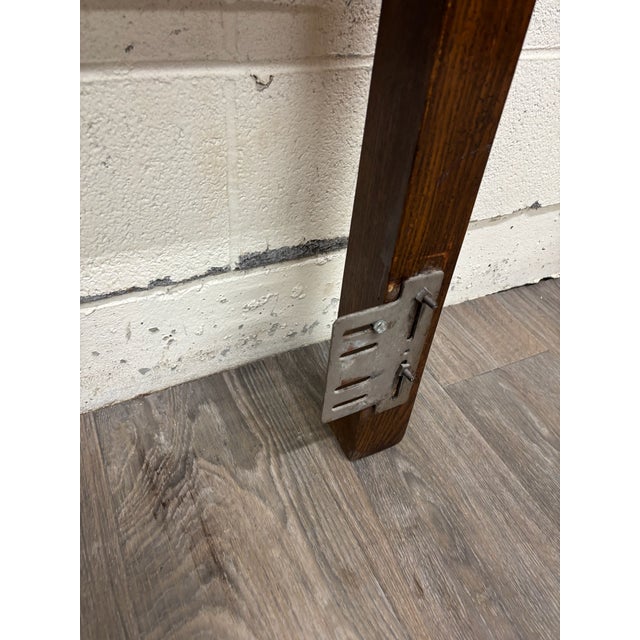 Brown Vintage King Size Oak Panel and Spindle Headboard For Sale - Image 8 of 8