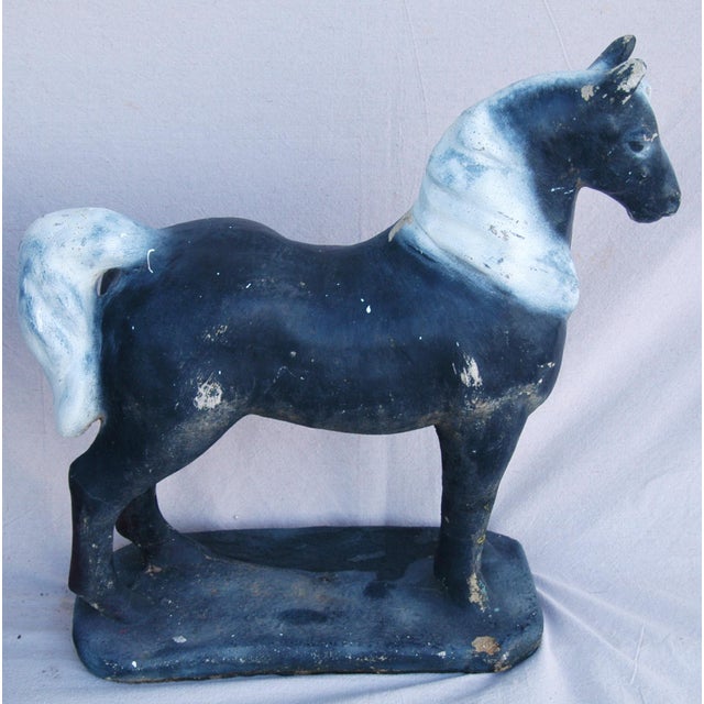 1950s Concrete Horse Garden Statues A Pair Chairish
