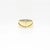 Gold Vintage Mid-Century Modernist Paul Lobel Mixed Metal Gold/Silver Cigar Band Ring For Sale - Image 8 of 13