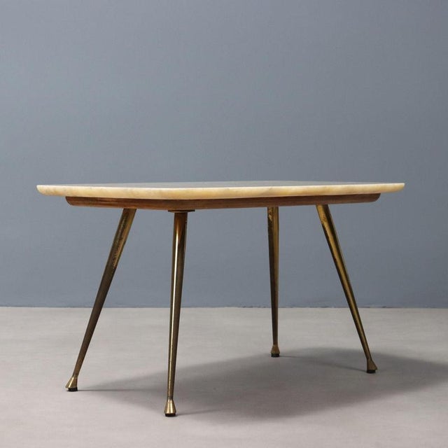 Vintage Coffee Table with Onyx Top For Sale - Image 6 of 7