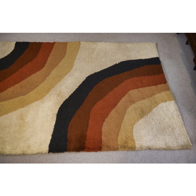 Brown Rug from Herforder Teppiche, 1970s For Sale - Image 8 of 9
