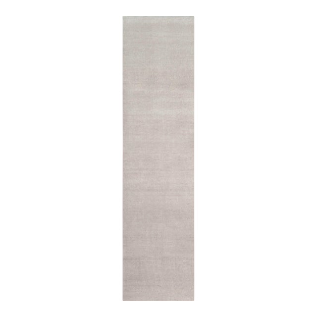 Rug & Kilim’s Oversized Contemporary Textural Solid Rug in Ivory Tones For Sale