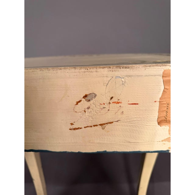 Italian Polychrome Side Table With Drawer, Early 20th Century For Sale - Image 13 of 18