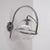 Mid-Century Chrome and Clear Glass Wall Light from Kinkeldey For Sale - Image 9 of 9
