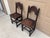Wood 17th Century English Yorkshire Oak Backstool Chairs, a Pair For Sale - Image 7 of 17