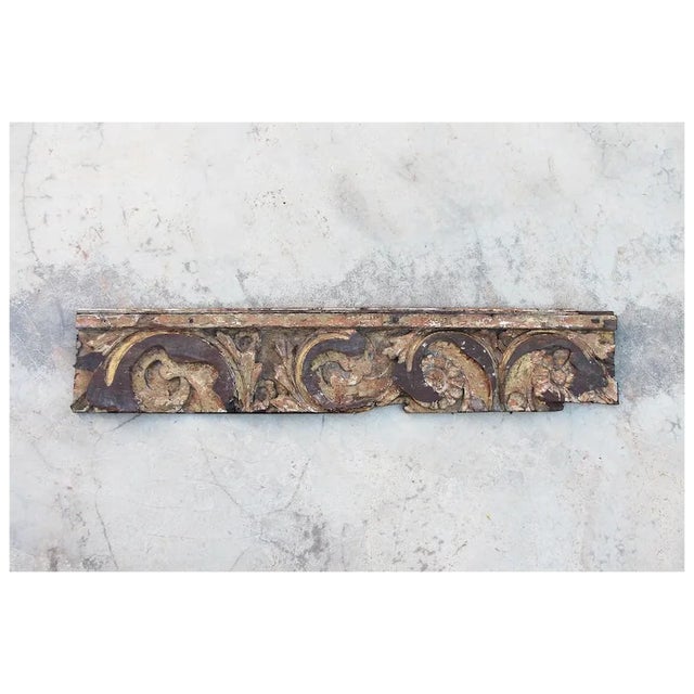 Origin: Portugal. Circa: 18th Century. Material: Polychrome wood with gold leaf. Condition: Some flaws, cracks and chips....