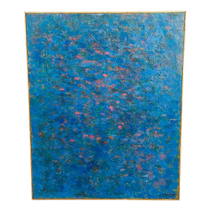 Mid Century Oil Painting George Constant Art Abstract Expressionism