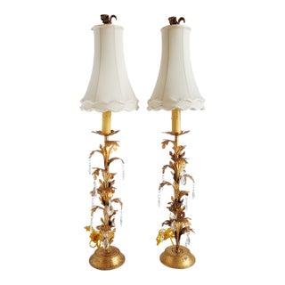 Chelsea House Rosetti Collection Buffet Lamps-a Pair For Sale