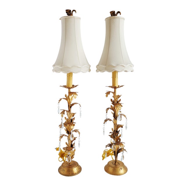 Chelsea House Rosetti Collection Buffet Lamps-a Pair For Sale